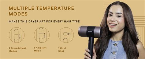 WINSTON Turbo Pro Hair Dryer - 1800W | Quick Drying Blow Dryer with Low ...
