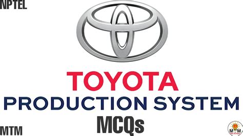 MCQs on Toyota Production System