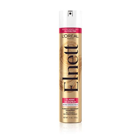 L'Oreal Paris Elnett Satin Aerosol Hairspray Extra Strong Hold 11 oz ...