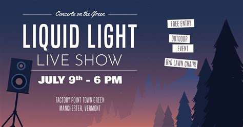 Liquid Light @ Concerts on the Green - Factory Point Green Manchester ...