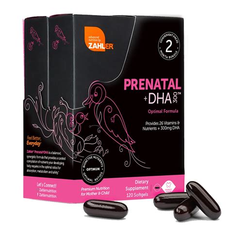 Zahler Prenatal + DHA 300 Optimal Formula -- 120 Softgels - Vitacost