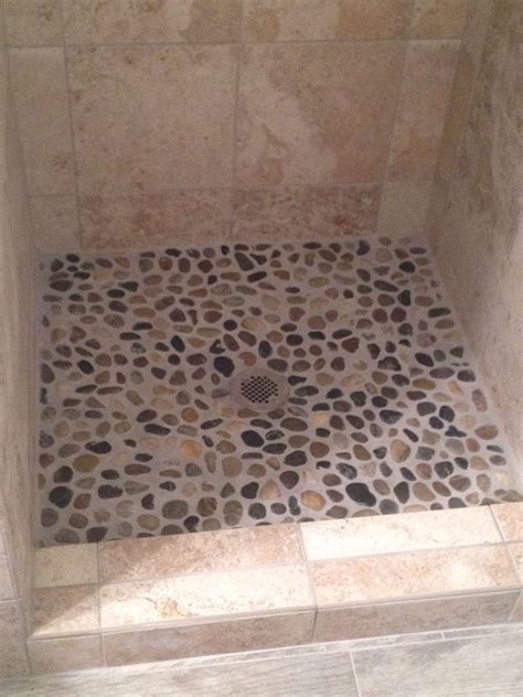 River Rock Shower Floor