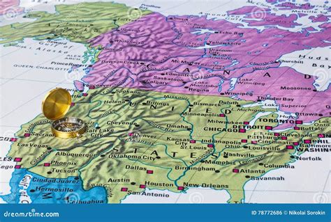 Compass Map United States at Johnny Duffy blog