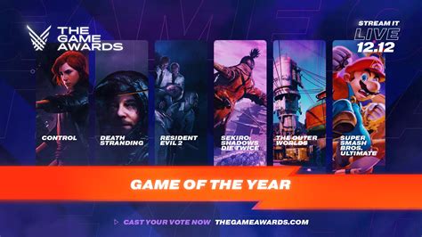 GOTY: The Game Awards revela candidatos a "Jogo do Ano"