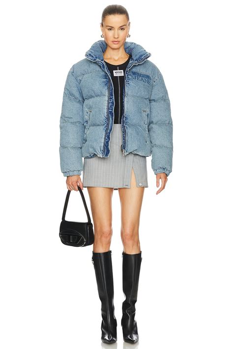 Moschino Jeans Pinstripe Mini Skirt in Multi Grey | REVOLVE