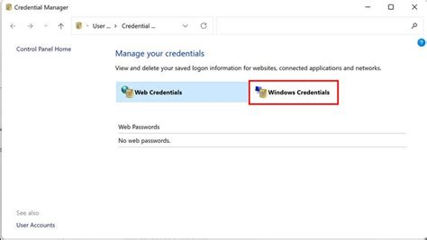 Image result for Windows Credentials Generic Credentials