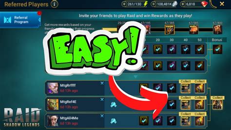 Image result for Raid Shadow Legends Referral Program