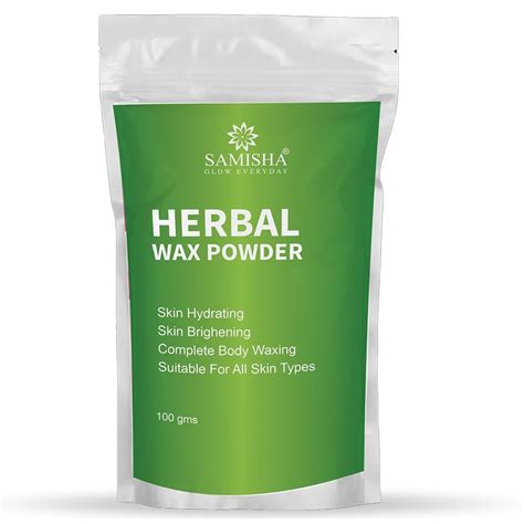 Buy Herbal Wax Powder for Hair Removal Samisha Bikini wax herbal powder ...