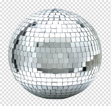 Silver disco ball, Disco ball Light Nightclub, Disco Ball transparent ...