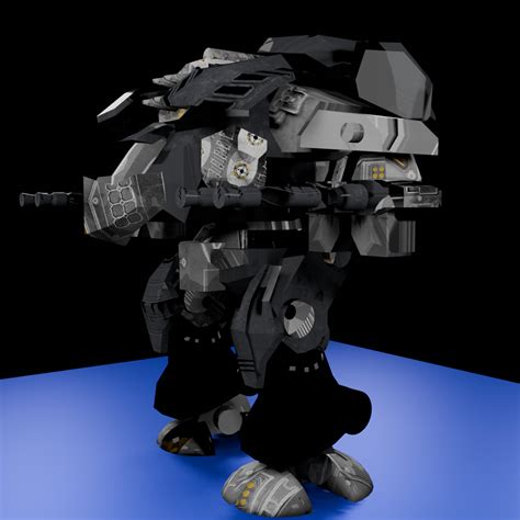 🖼️ Goliath Titan Frame - Dual Gatling Siege Mech・ STL File for 3D ...