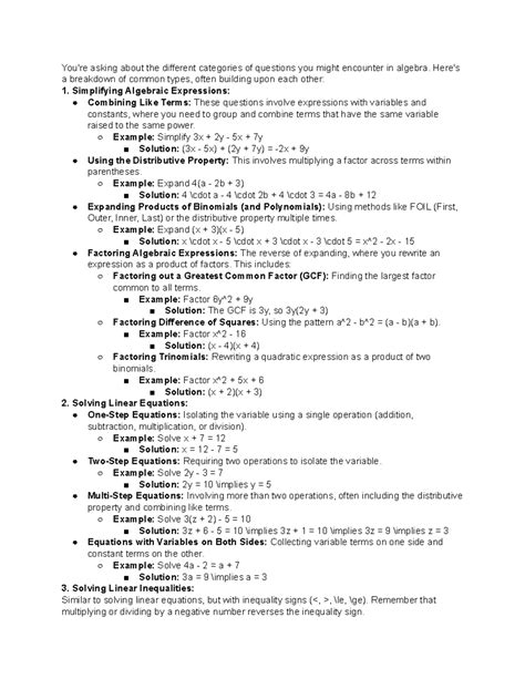 Image result for Algebraic Questions