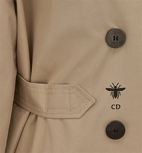 Trench Coat Beige Cotton Gabardine | DIOR