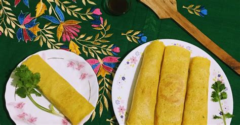 Stuffed Moong Dal Chila Recipe by Sudipa Gope - Cookpad
