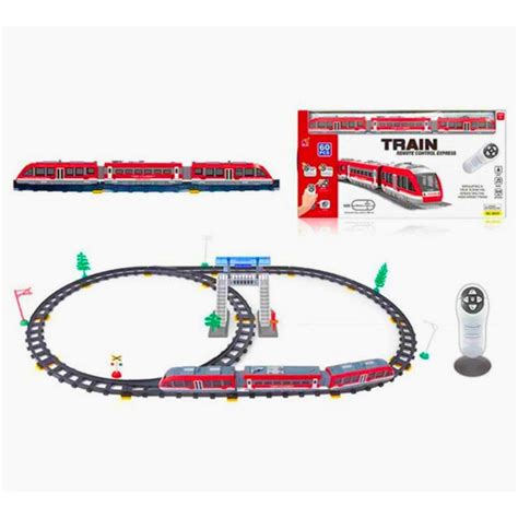 RC Bullet Train Remote-Control High-Speed Train Set with Tracks 60 Pcs ...