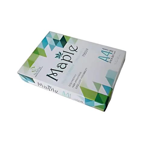 Maple Printer Paper A4 Size 70 GSM – Pack of 10 Reams | High-Volume ...