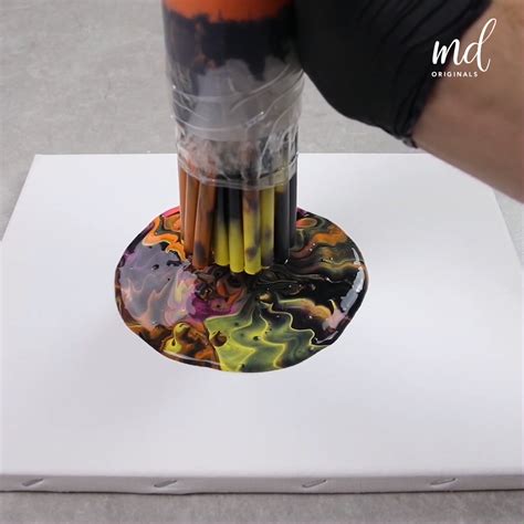 Image result for Acrylic Paint Pouring Tutorial