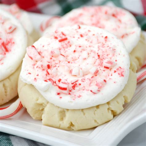 Crushed Candy Cane Cookies Recipe