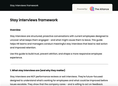 Stay Interview Worksheet 的图像结果