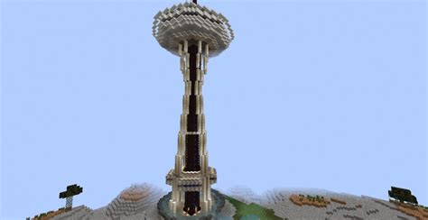 Image result for Space Needle Minecraft Tutorial