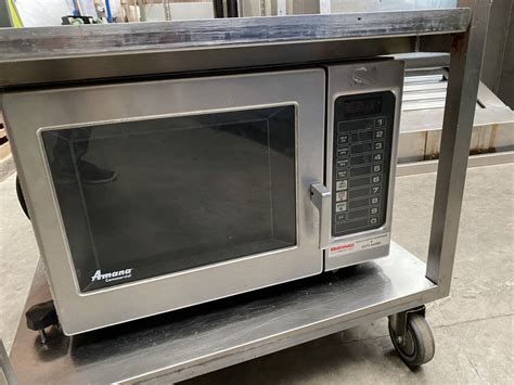 Amana Commercial Microwave, 1500 Watt, Working