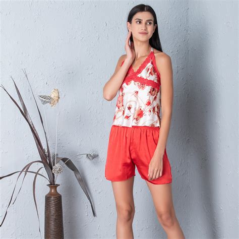 Floral print Halter neck top & shorts - Private Lives