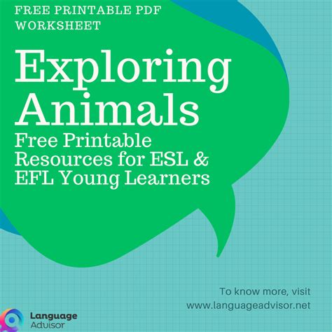 Exploring Animals - Language Advisor