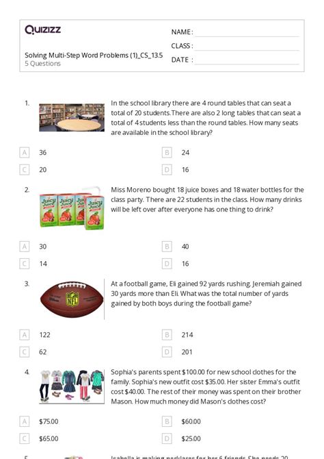 Image result for How to Solve Multi-Step Word Problems 3rd Grade