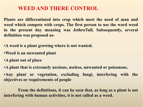 Weed and there control | PPTX