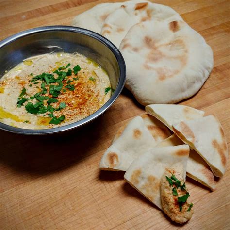 Week 17: One Bite - Fresh Pitas and Hummus : r/52weeksofcooking