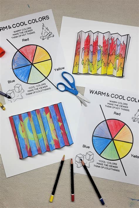 Crayon Color Wheel Ideas