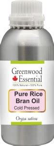Greenwood Essential Pure Rice Bran Oil (Oryza sativa) 100% Natural ...