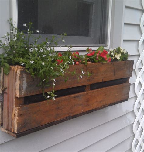 Wood Window Box Planters - Home Decor