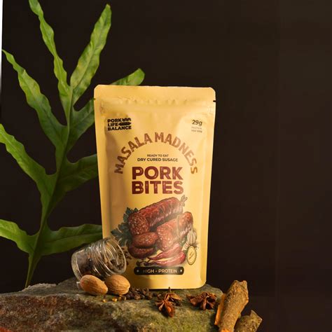 Masala Madness Pork Bites - Spicy Indian Flavors | PLB Snacks