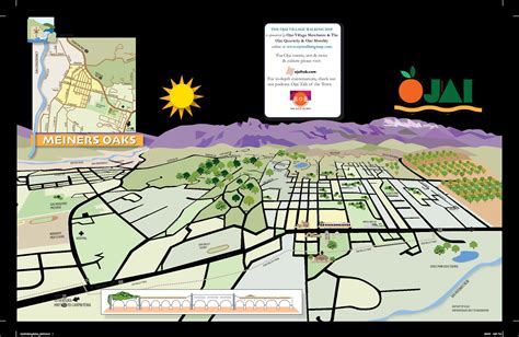 Map Of Downtown Ojai