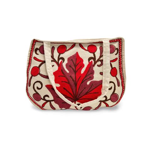 Appeal Tote Bag: Handcrafted Embroidery – Weaving Mystery