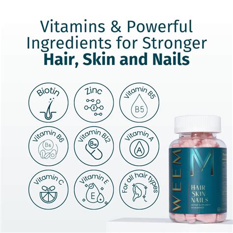 Snapklik.com : WEEM Hair Skin And Nails Gummies - Supports Healthy Hair ...