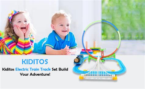 Buy Kiditos Electric Powered Train Track Set Motorized Engine DIY Self ...