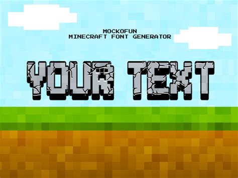 Image result for Custom Minecraft Font Generator