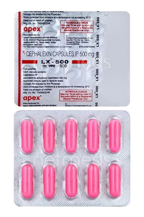 Lx 500 MG Capsule (10): Uses, Side Effects, Price & Dosage | PharmEasy