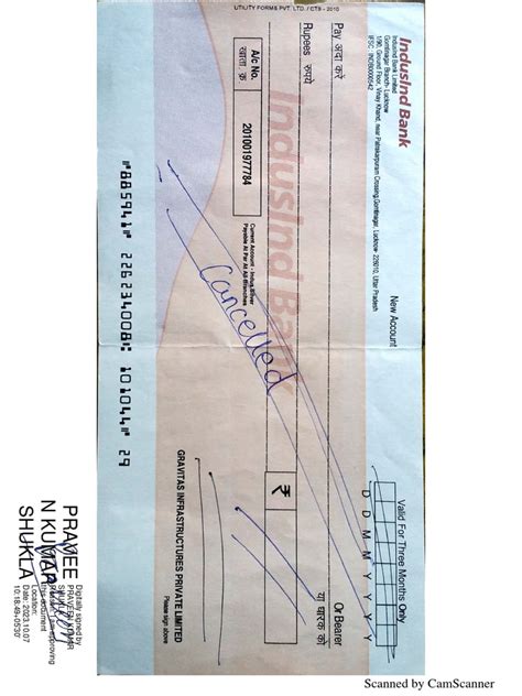 Image result for Cancelled Cheque PDF