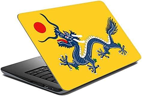 Print2door Flag of The Qing Dynasty Flags 3D Laptop Skin - Buy ...