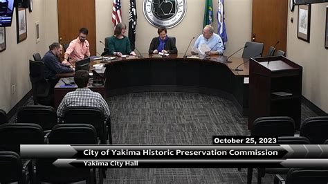 City of Yakima Historic Preservation Commission 10-25-23