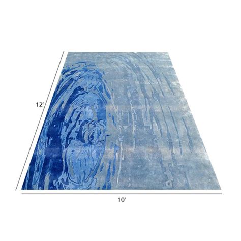 Buy Water Drop Hand Tufted Floor Rugs Online | Arcedior