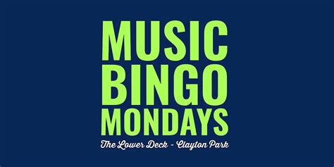 Music Bingo Mondays at Lower Deck in Clayton Park (Theme: The 2000s ...