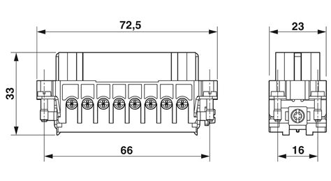 HC-A 16-EBUS-32 - Inserto de contactos - 1677047 | Phoenix Contact