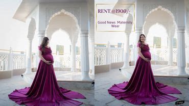 Rent Maternity Photo shoot Gowns- Free Home Delivery