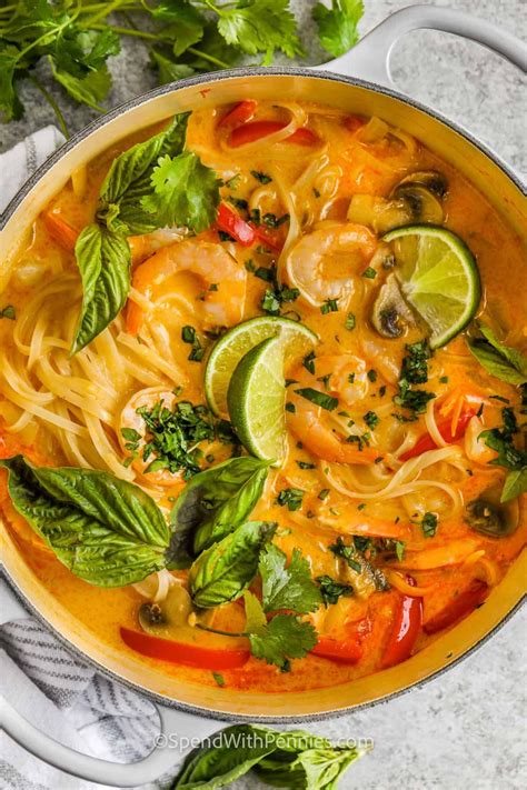 Thai coconut curry soup – Artofit