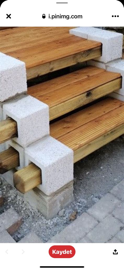 Beton Bloklarla Basit ve Şık Merdivenler Oluşturun