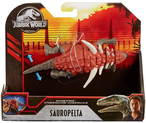 Buy Jurassic World Toys Savage Strike Sauropelta Figure, Smaller Size ...