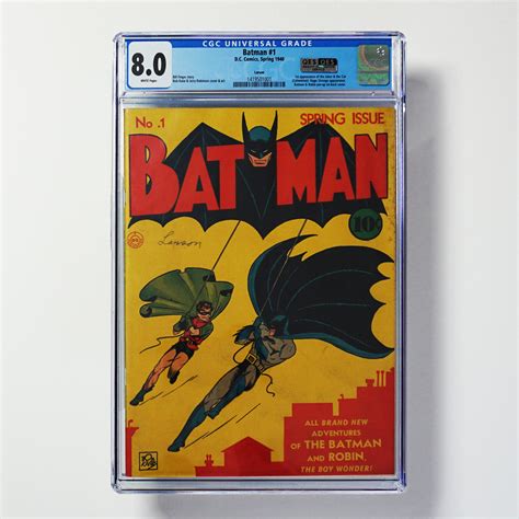 First Batman Comic Cover